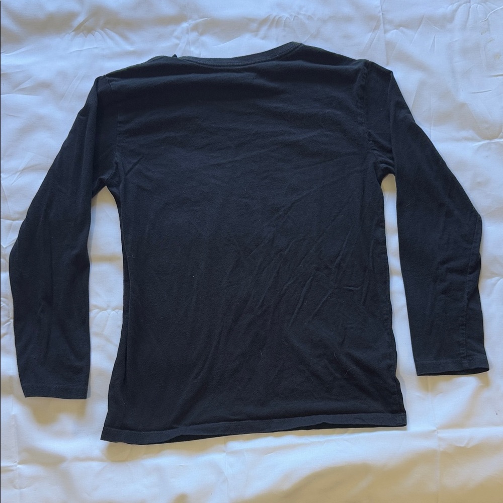 The Children's Place Black Long Sleeve Tee with Tiger and #BEAST_MODE - Picture 3 of 3